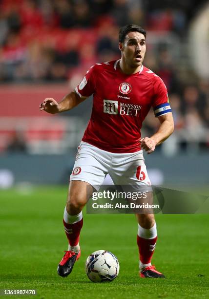 Matty James of Bristol City in action during the Sky Bet Championship match between Bristol City and Queens Park Rangers at Ashton Gate on December...