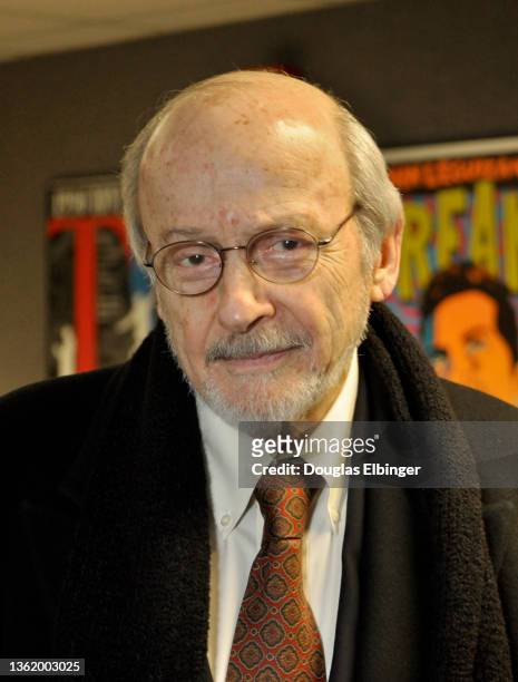Portrait of American author EL Doctorow during an event at the Wharton Center, East Lansing, Michigan, March 15, 2011.