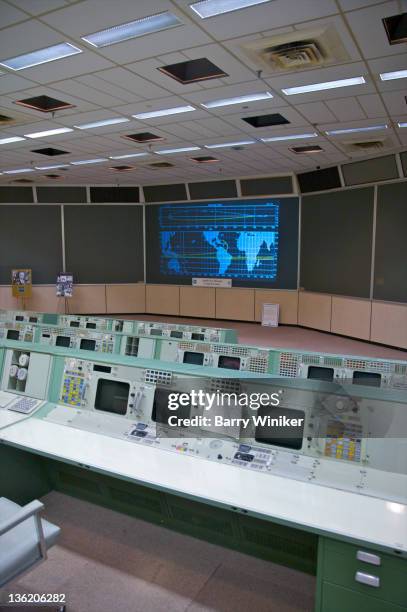 1960s space program control center. - mission control stock pictures, royalty-free photos & images