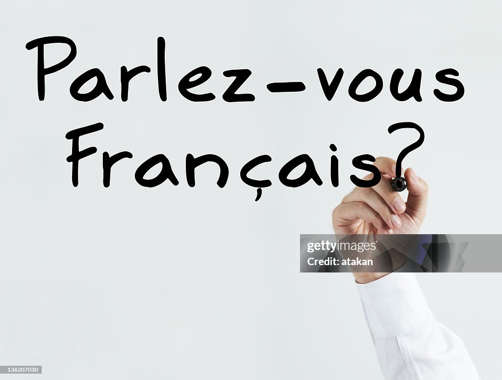 Writing Do you speak French?