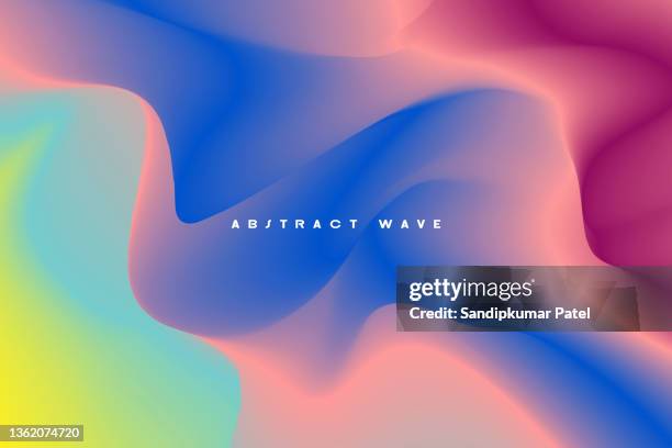 abstract gradient background - holographic stock illustrations