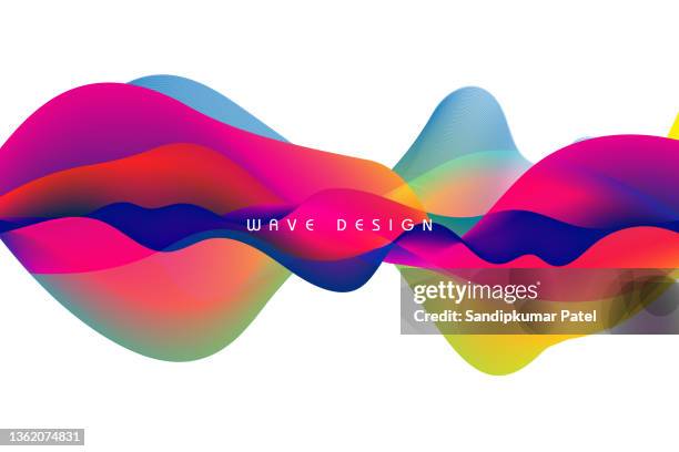 ilustraciones, imágenes clip art, dibujos animados e iconos de stock de fondo vectorial abstracto colorido, onda líquida de flujo de color para el diseño - colorido