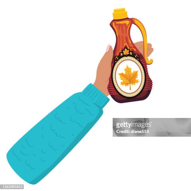 58 Maple Syrup Cartoon High Res Illustrations - Getty Images