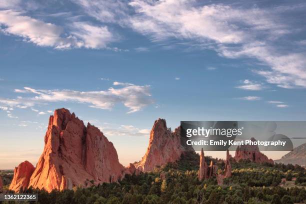 garden of the gods - colorado springs stock pictures, royalty-free photos & images