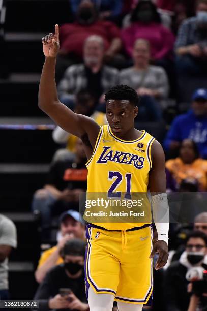 Los Angeles Lakers guard Darren Collison during the game against the Memphis Grizzlies at FedExForum on December 29, 2021 in Memphis, Tennessee. NOTE...