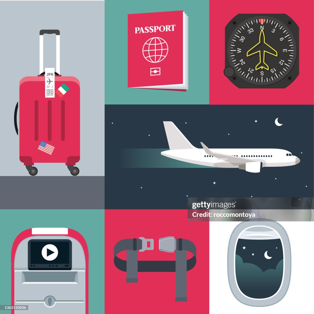 Airlines collage