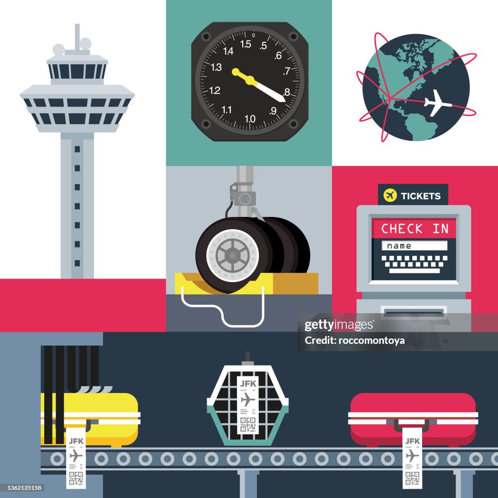 Airlines collage