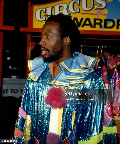 Haitian rapper, singer, songwriter and actor Wyclef Jean, attends the Ringling Bros. And Barnum & Bailey circus show circa 1997 in Los Angeles,...