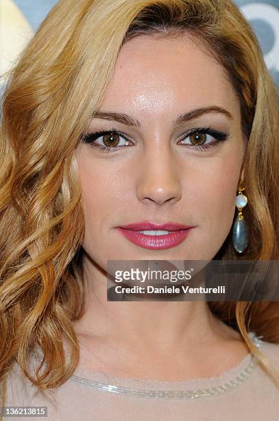 Kelly Brook attends the third day of the 16th Annual Capri Hollywood International Film Festivalon December 28, 2011 in Capri, Italy.