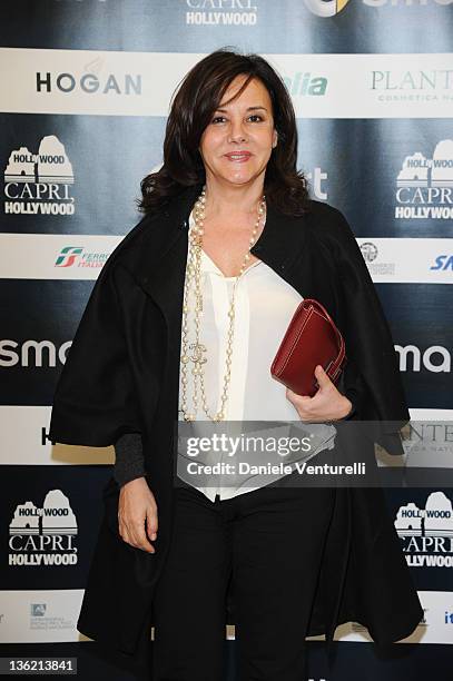 Patrizia Mirigliani attends the third day of the 16th Annual Capri Hollywood International Film Festivalon December 28, 2011 in Capri, Italy.