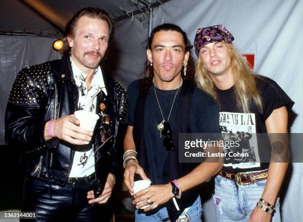 German guitarist and founder of the hard rock band Scorpions, Rudolf Schenker, American musician Stephen Pearcy, of the heavy metal band Ratt and...