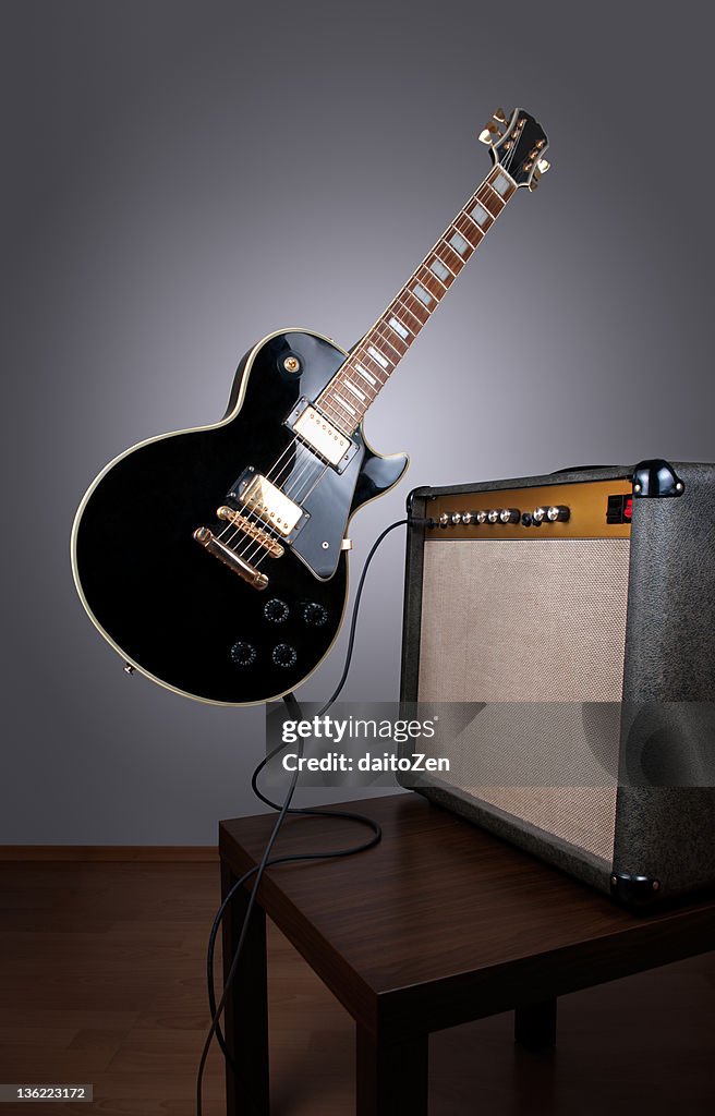 Levitating electric guitar