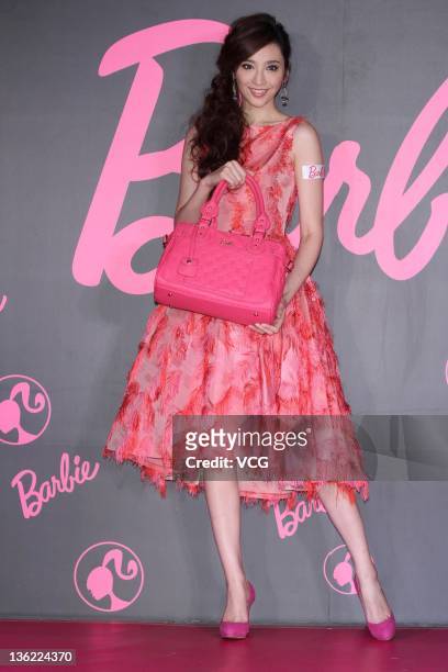 Pace Wu attends a Barbie promotional event on December 28, 2011 in Taipei, Taiwan.