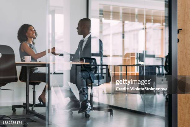 successful partnership - job interview male stock pictures, royalty-free photos & images