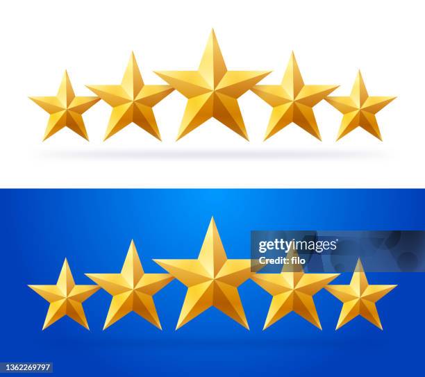 five star review - vip stock illustrations