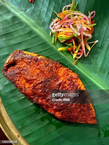 king fish fry - goa stock pictures, royalty-free photos & images