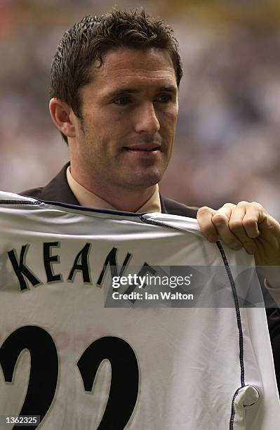 Robbie Keane new transfer from Leeds to Tottenham Hotspur during the FA Barclaycard Premiership match between Tottenham Hotspur and Southampton at...