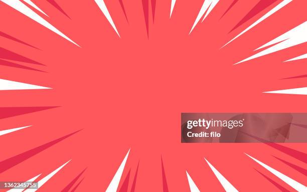 red blast lines background - animated animation stock illustrations