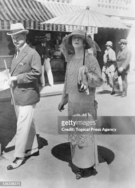 Lady Diana Cooper with her husband, Conservative politician Alfred Duff Cooper , August 1923.