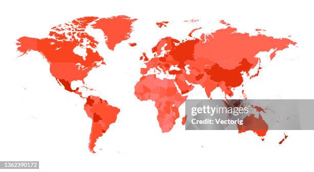 world map - serbia map stock illustrations