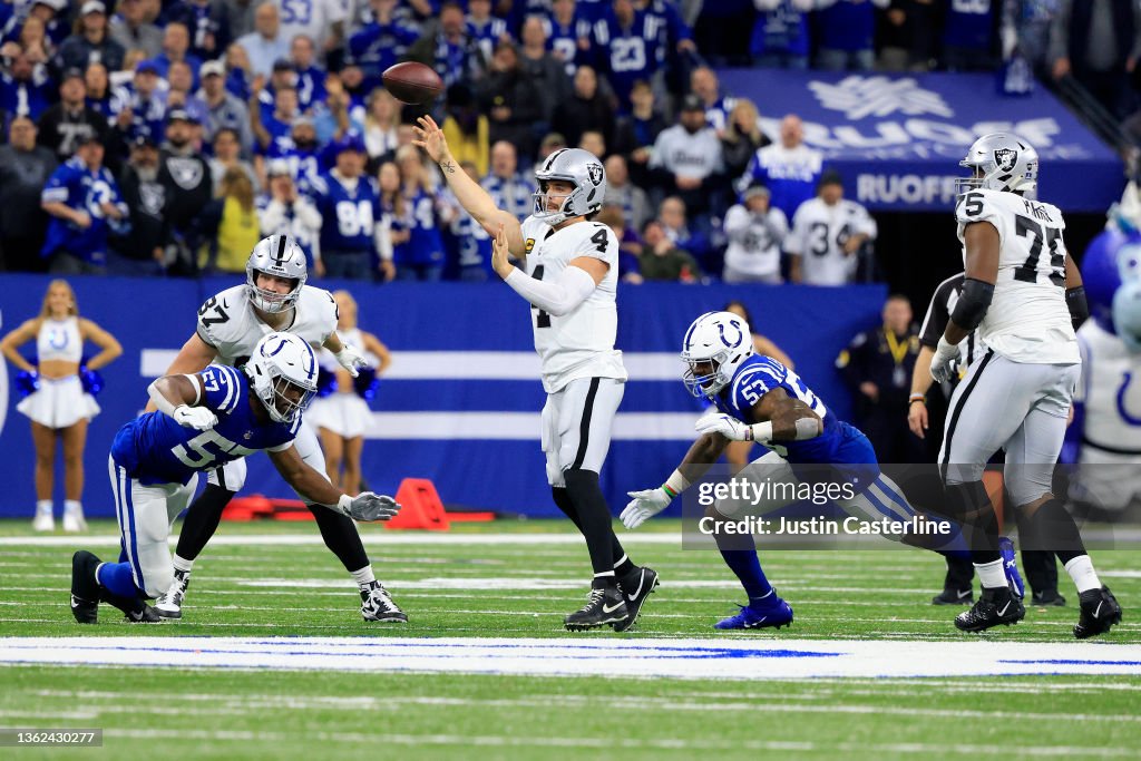 Las Vegas Raiders v Indianapolis Colts