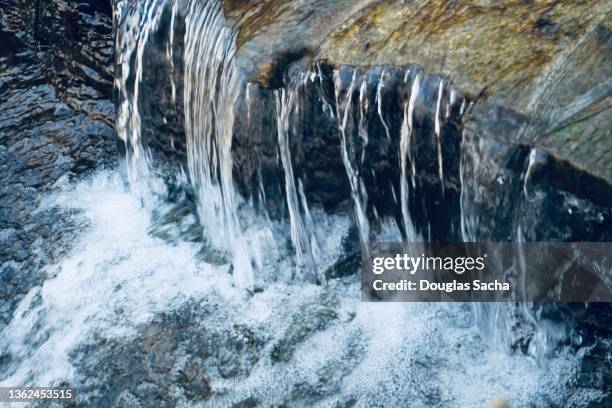 small waterfall - tiny creek stock pictures, royalty-free photos & images