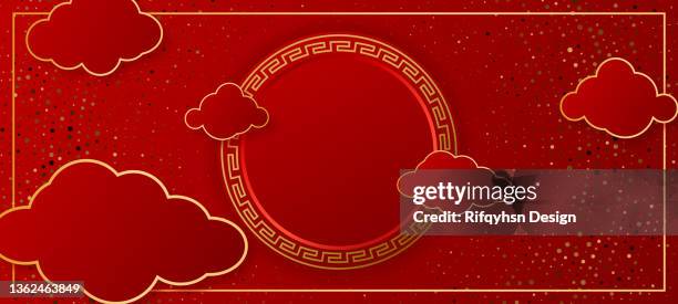 chinese greeting card or banner. - hong kong market stock illustrations