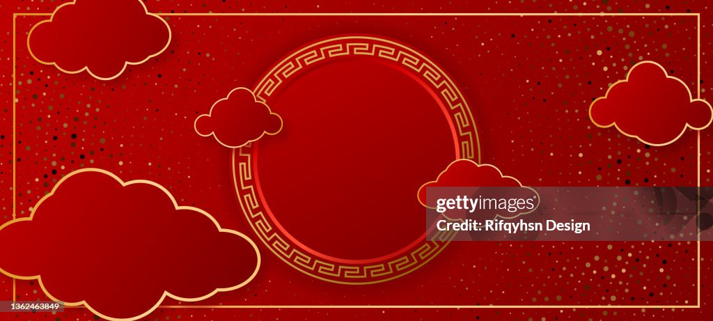 Chinese greeting card or banner.