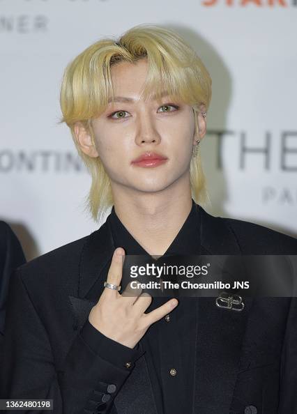 Felix of Stray Kids attends the Asia Artist Awards 2021 at KBS Arena ...