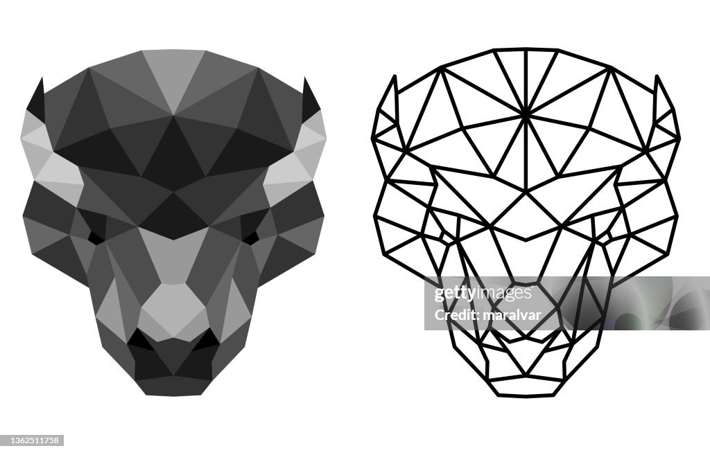 Geometrischer Bison