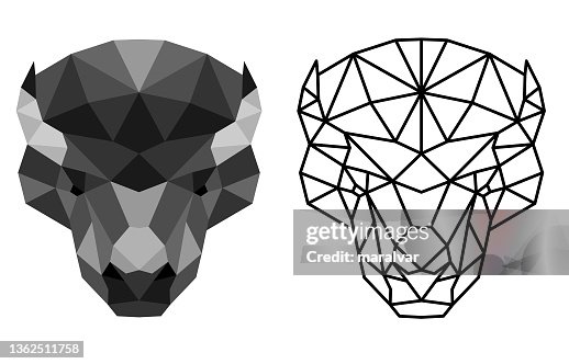 Geometric bison Geometric bison