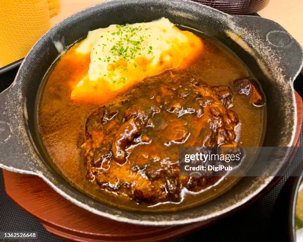 stewed hamburg steak - ground beef stew stock pictures, royalty-free photos & images