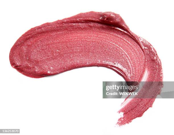 rote lippenstift smears - lipstick smudge stock-fotos und bilder