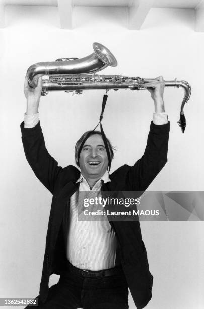 Portrait de l'acteur Alex Metayer, le 31 décembre 1985.