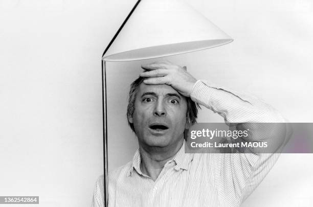 Portrait de l'acteur Alex Metayer, le 31 décembre 1985.