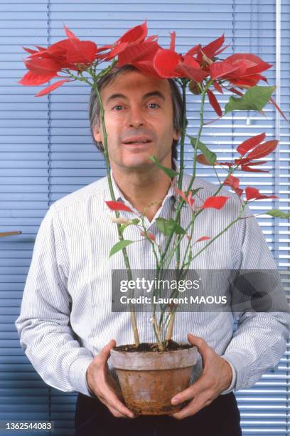 Portrait d'Alex Metayer, le 31 décembre 1985.