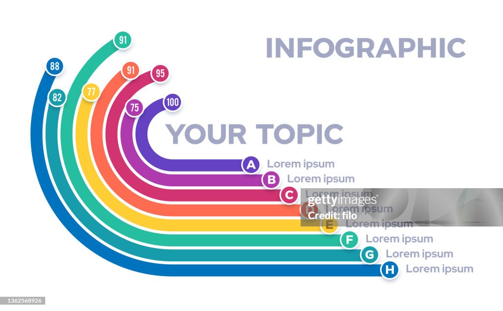 Line Infographic Design High-Res Vector Graphic - Getty Images