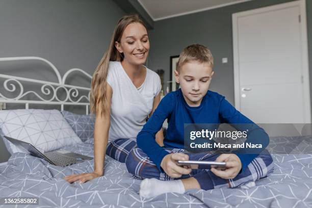 parental control and safe using of internet for children - parental control stock pictures, royalty-free photos & images