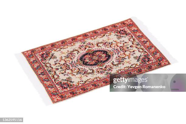 carpet isolated on white background - rug stock pictures, royalty-free photos & images