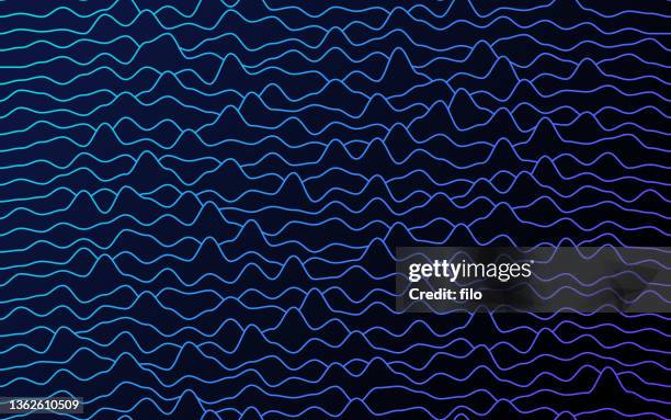 nahtlose wellenlinien - earthquake stock-grafiken, -clipart, -cartoons und -symbole