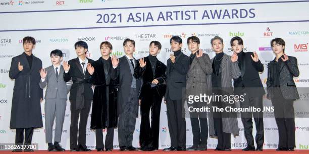 Attends the Asia Artist Awards 2021 at KBS Arena Hall on December 02, 2021 in Seoul, South Korea.