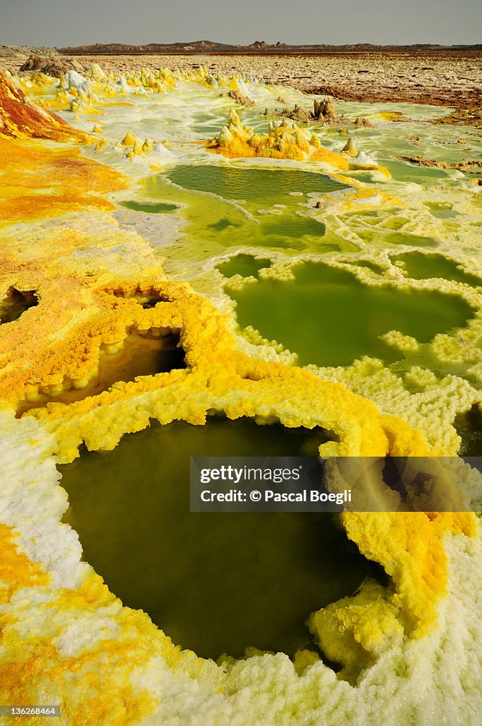 Dangerous beauty Dallol volcano