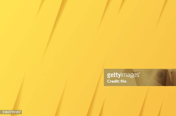 stockillustraties, clipart, cartoons en iconen met yellow angled abstract cut edge texture background - origami background