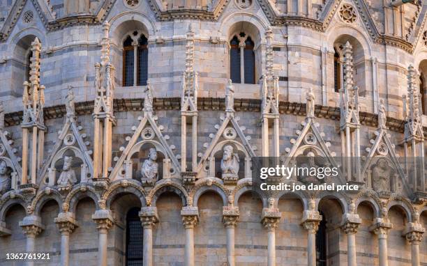 pisa baptistry, abstract, pisa, tuscany, italy - medieval background stock pictures, royalty-free photos & images