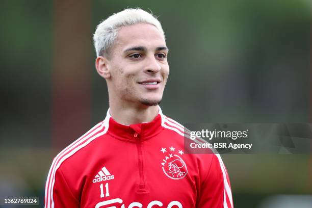 Anthony of Ajax during the Training Session Ajax on Day 2 Afternoon at Quinta do Lago on January 4, 2022 in Portugal.