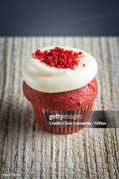 american food,close-up of cupcake on table,massachusetts,united states,usa - cupcake stock pictures, royalty-free photos & images