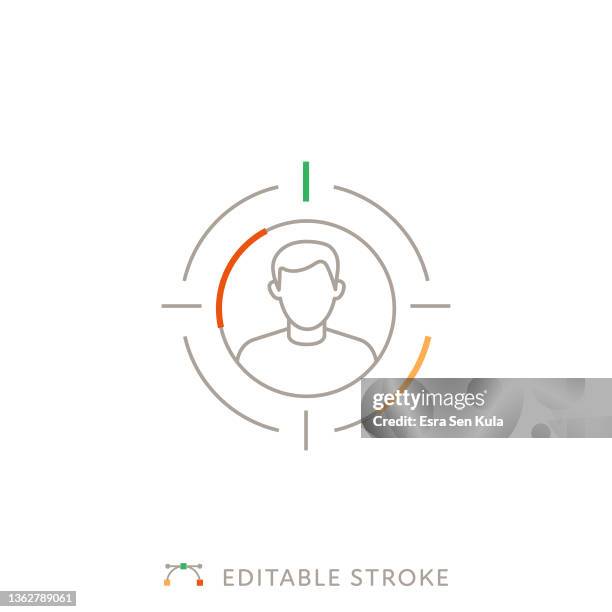 choose your profession multicolor line icon with editable stroke - self improvement icon stock illustrations