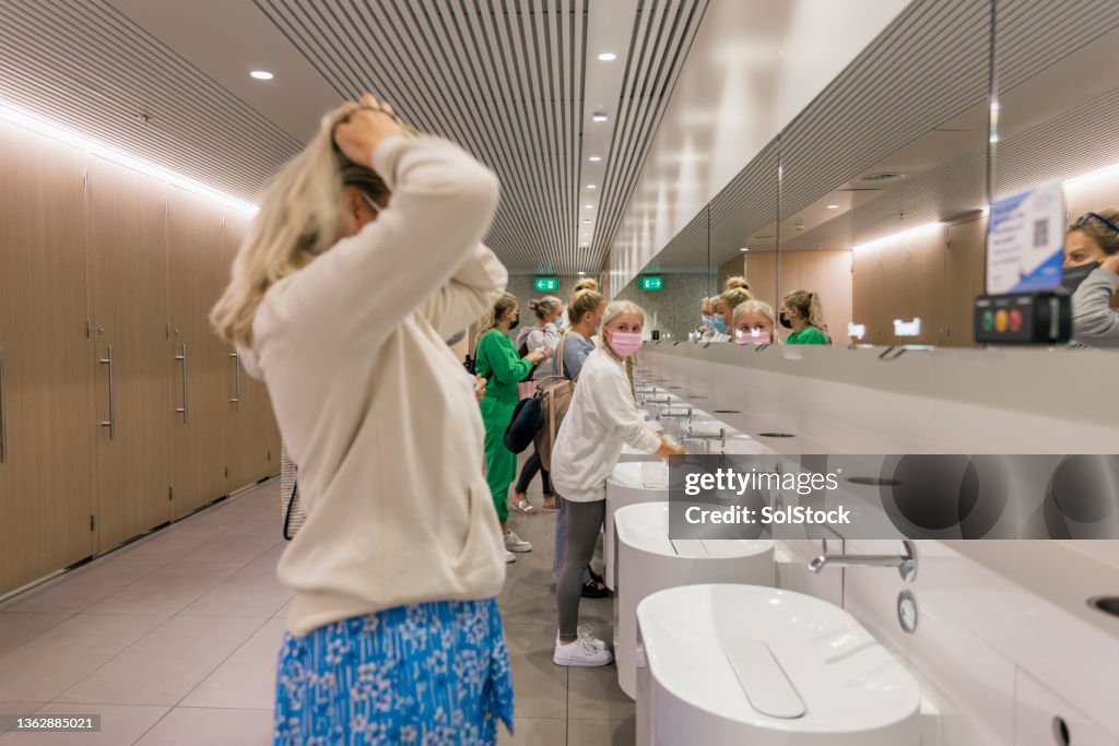 A Freshen Up Before the Flight