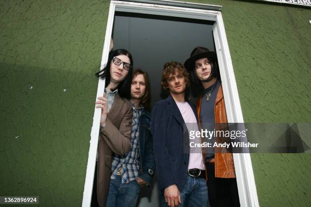 American indie band The Raconteurs performing in Hyde Park in 2006