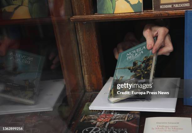 Books in the Pergamo bookstore, the day it closes its doors, on January 5 in Madrid, Spain. The bookshop was opened in 1945, by the parents of...